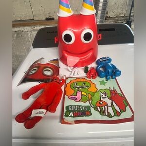 Garten Of BanBan Mystery Head Party Bundle Exclusive Figures Plush 8 Pieces RARE